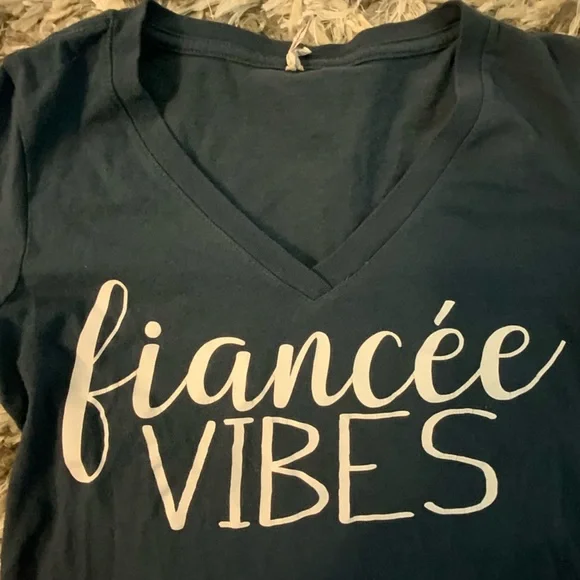 Finance Vibes T Shirt Small Blue - Picture 3 of 3